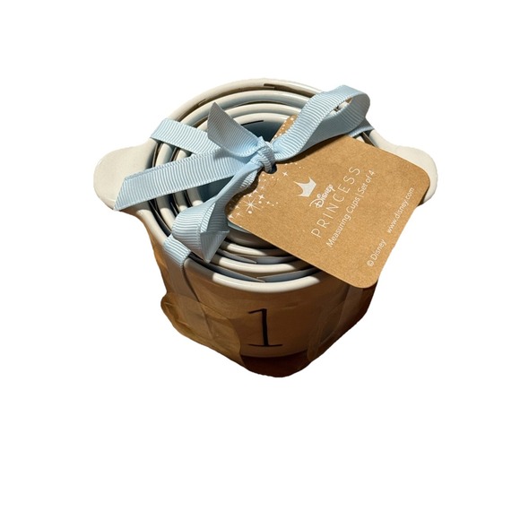 Rae Dunn Disney Princess Cinderella Measuring Cup Set Castle Slipper Pumpkin NEW - Picture 1 of 5